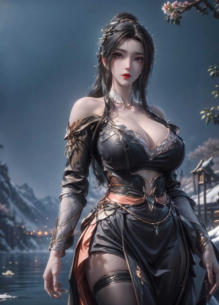 [AI绘画][百炼成神-朱千凝高清系列一][144图][第二季209画]-AI国漫分享