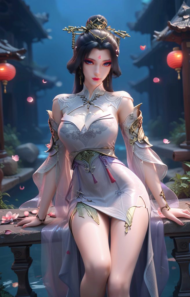 [氪金玩家-梅妃·高清写真系列一] [56图] [第二季705画]-AI国漫分享